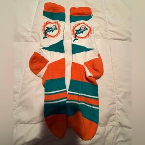 Miami Dolphins Themed Socks